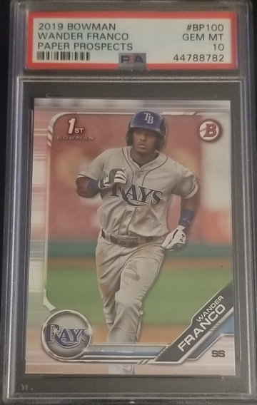 2019 Bowman Wander Franco Paper PSA 10