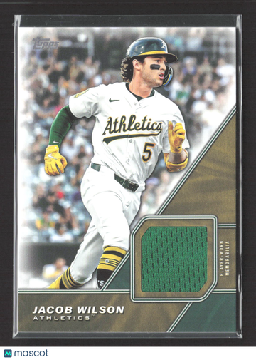 2026 Topps Major League Material Jacob Wilson #MLM-JWI Player-Worn Memorabilia Relic