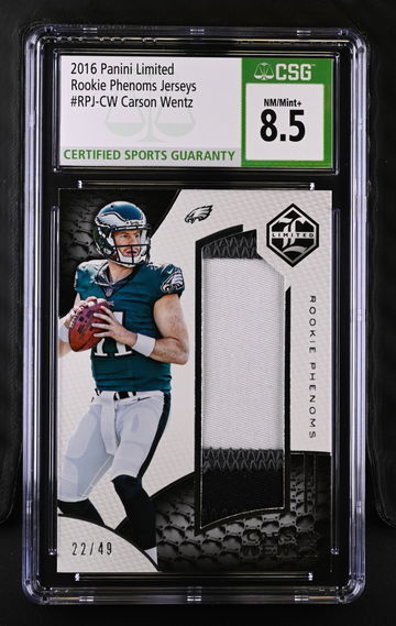 2016 Carson Wentz ROOKIE JERSEY PHENOMS