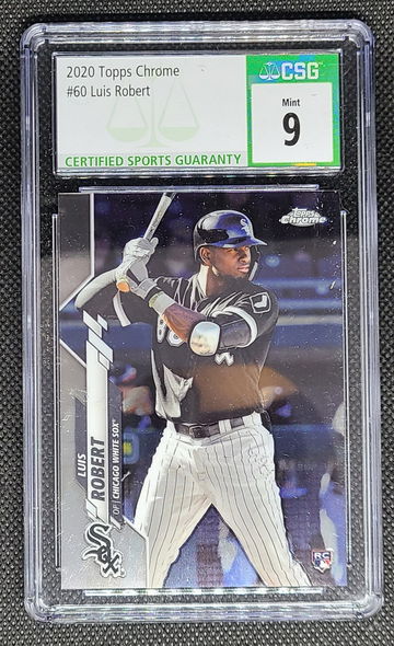 2020 Topps Chrome #60 Luis Robert RC CSG 9int