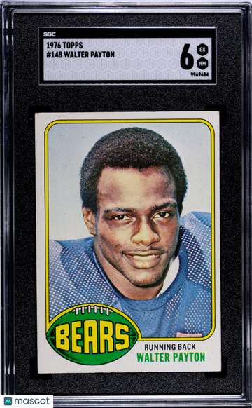 Walter Payton 1976 Topps SGC 6