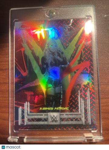 2025 Topps Finest Karmen Petrovic #214 Red Refractor