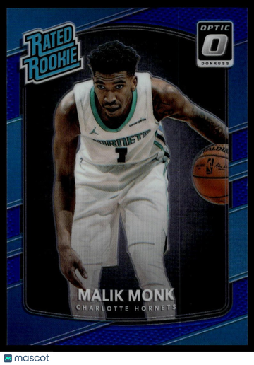 2017-18 Donruss Optic Malik Monk #190 Blue SN RC