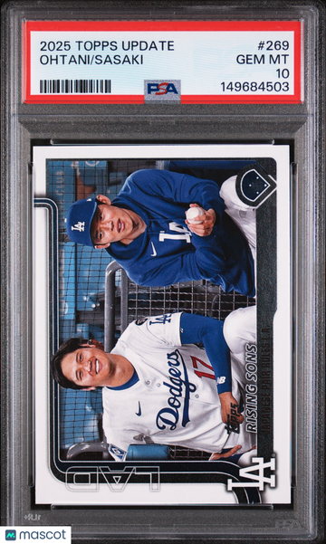 2025 Topps Update Ohtani Sasaki #269 PSA 10