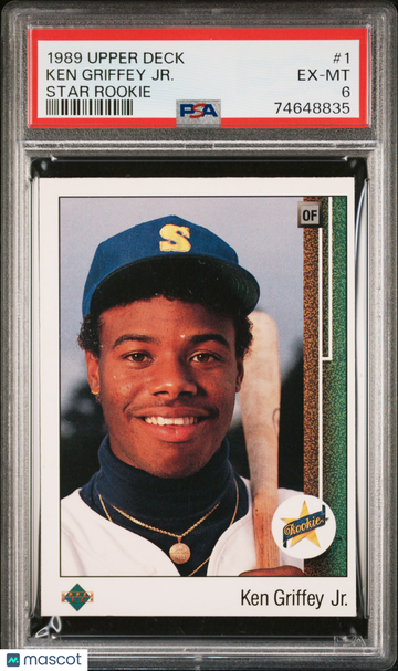 1989 Upper Deck Ken Griffey JR. #1 Star Rookie PSA 6