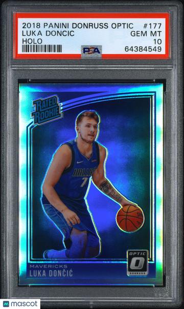 2018 Panini Donruss Optic Luka Doncic #177 Holo PSA 10
