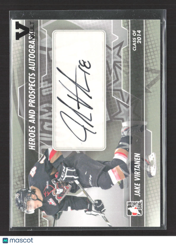 2014 In The Game Heroes and Prospects Autograph Vault Jake Virtanen #A-JV Auto