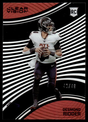 2022 Panini Chronicles Clear Vision Desmond Ridder #CVR-13 RC /49