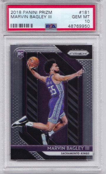 Marvin Bagley III 2018 Prizm PSA 10 