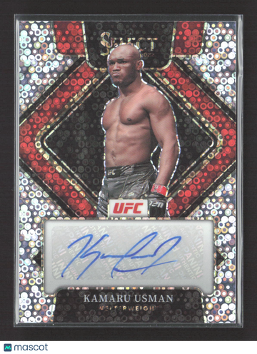 2022 Panini Select UFC Prizm Kamaru Usman #SG-KUS Disco