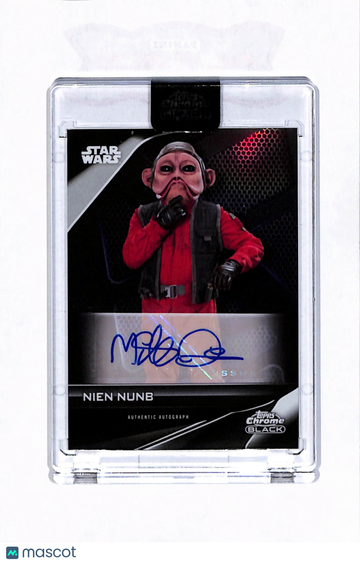 2022 Topps Chrome Black Star Wars Mike Quinn Autograph #A-MQ