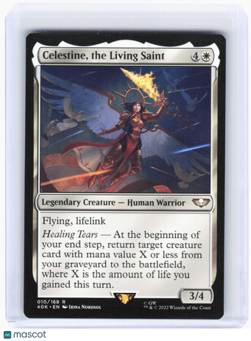 Universes Beyond: Warhammer 40,000 Celestine, the Living Saint Non-Foil Rare #10
