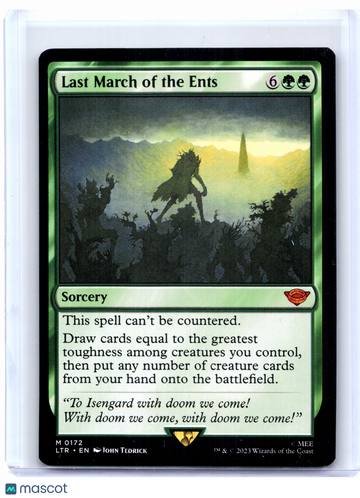 The Lord of the Rings: Tales of Middle-earth Last March of the Ents Nonfoil Mythic #0172