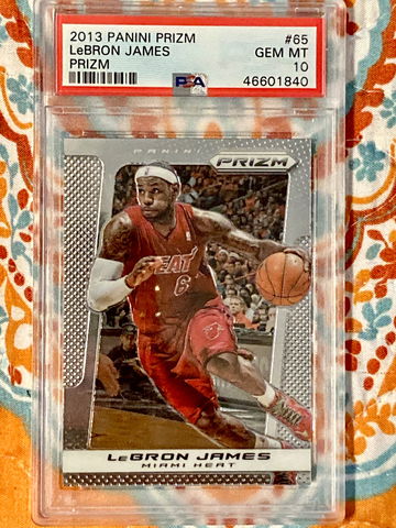 2013 Panini Prizm LeBron James #65 PSA 10