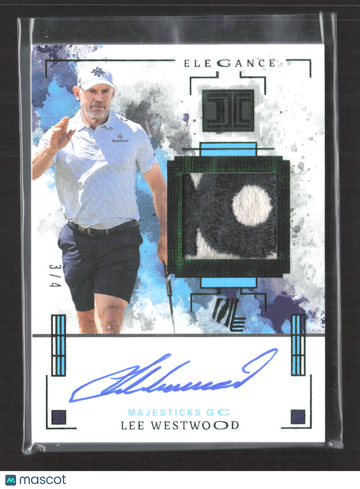 2023 Panini Impeccable Elegance Lee Westwood #EMA-LW /4 Patch Memorabilia