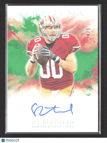 2017 Panini Origins C.J. Beathard #RA-CB /5