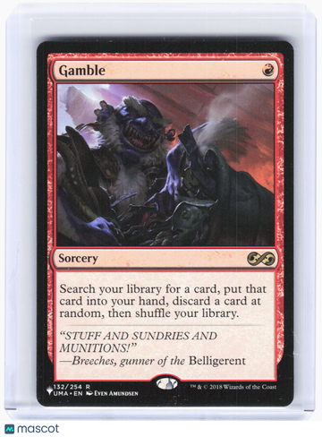 The List Reprints Gamble Non-Foil Rare #132