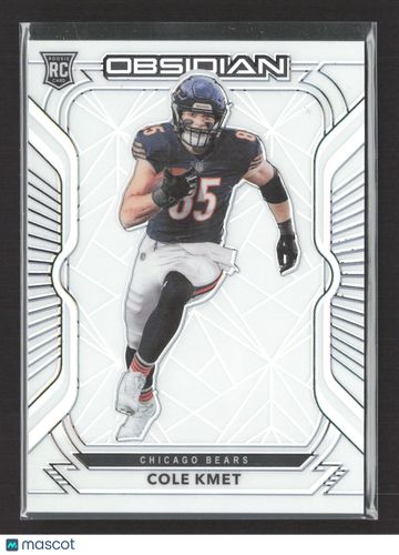 2020 Panini Obsidian Cole Kmet #118 Contra RC