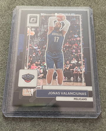 2022-23 Donruss Optic Jonas Valanciunas Black Velocity /39 SP Pelicans 