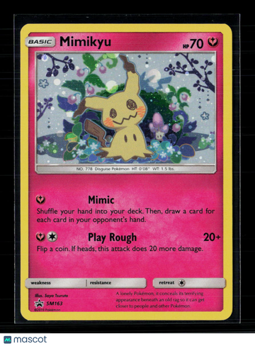 Pokemon 2019 Sun & Moon Promos Mimikyu #SM163