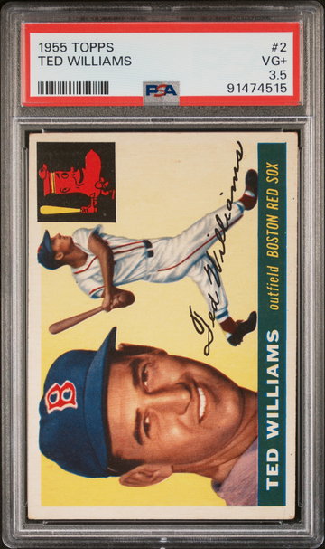1955 Topps Ted Williams #2 PSA 3.5