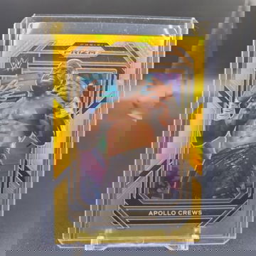 Apollo Crews 2023 Panini WWE Prizm Gold Prizm #8/10 SSP