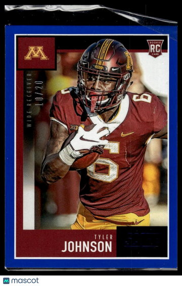 2020 Score Tyler Johnson #440 Blue SN RC