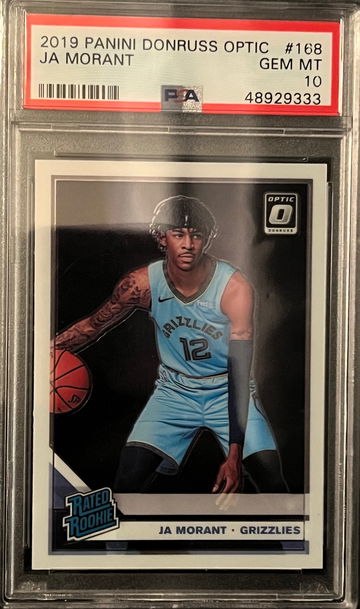 2019 Panini Donruss Optic #168 Ja Morant Rookie RC PSA 10 GEM MINT