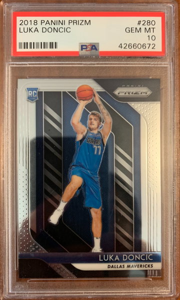 Luka Doncic 2018 Panini Prizm PSA 10