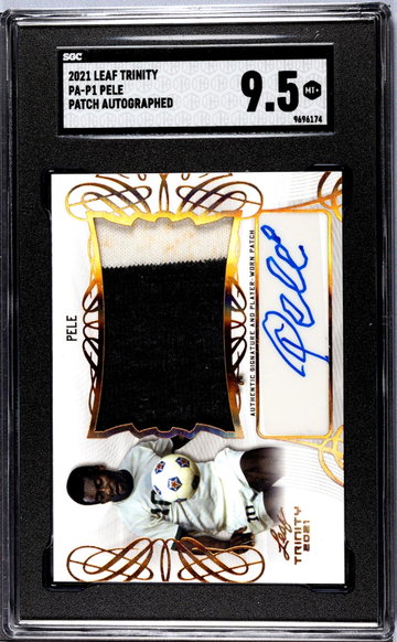 2021 Trinity #PA-P1 Pele Patch Autographed Auto SGC 9.5