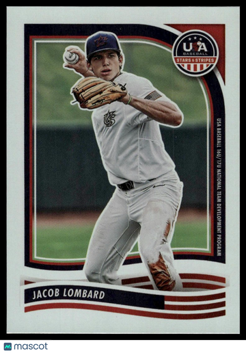 2024 Panini Stars & Stripes USA Baseball Jacob Lombard #150