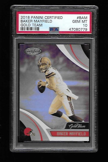 2018 CERTIFIED BAKER MAYFIELD GOLD TEAM