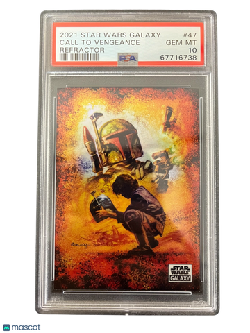 2021 Topps Chrome Star Wars Galaxy Call To Vengeance #47 PSA 10