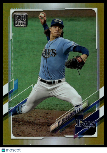 2021 Topps Tyler Glasnow #629 Gold Foil