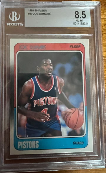 1988 Fleer Joe Dumars