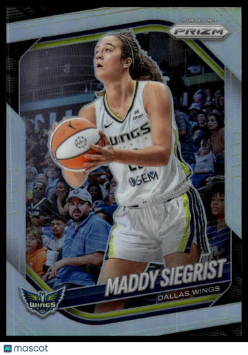 2025 Panini Prizm WNBA Maddy Siegrist #50 Silver Prizms