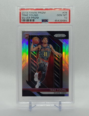 2018 Prizm SILVER Trae Young RC PSA 10 GEM MINT!