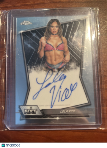 2026 Topps Chrome WWE Lola Vice #NXT-LOL Chrome Topps