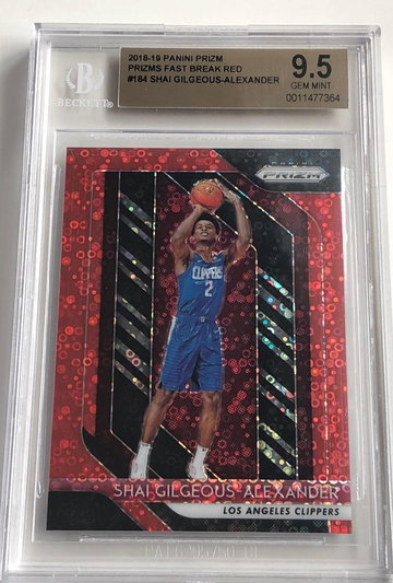 18-19 prizm Shai gilgeous alexander red fast break  /125