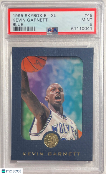 1995 Skybox E-XL Kevin Garnett #49 Blue PSA 9