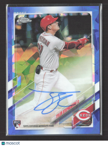 2021 Topps Chrome Sapphire Edition Tyler Stephenson #RA-TS RC Auto