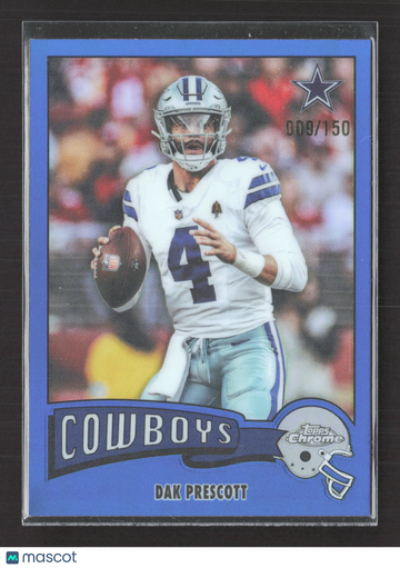 2025 Topps Chrome Dak Prescott #1975-10 Blue /150