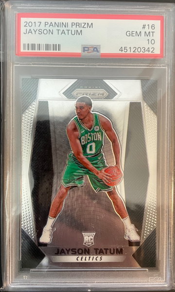 2017 Jayson Tatum Prizm PSA 10