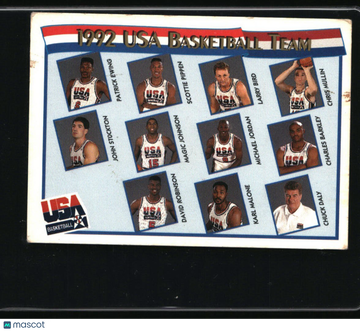 1991-92 Hoops McDonald's 1992 USA Basketball Team #62 USA