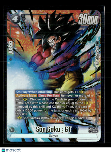2024 Bandai Dragon Ball Super Fusion World FB03 Raging Roar Son Goku : GT Foil SR Super Rare