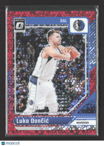 2025 Panini Donruss Optic Luka Dončić #214 Pink Velocity Prizm /75
