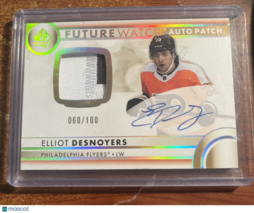 2023-24 SP Authentic Elliot Desnoyers #143 Patch Autograph