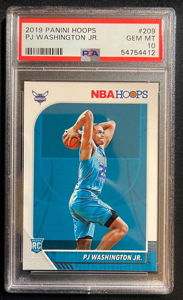 2019 Panini Hoops PJ Washington RC #209 PSA 10