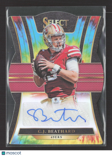 2018 Panini Select Prizm C.J. Beathard #RS-CJ Tie-Dye /10