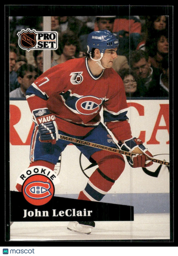 1991-92 Pro Set French John LeClair #545 RC